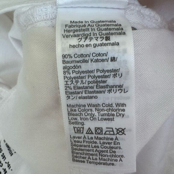 J. Crew 9" demi-boot crop jean in white wash raw hem size 31 - Picture 9 of 13